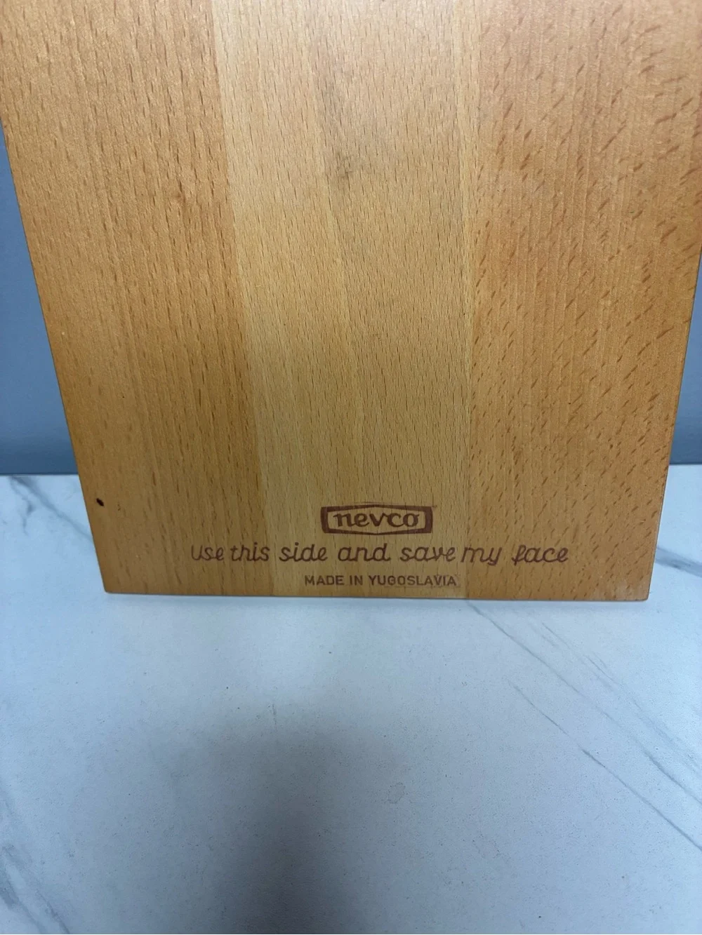 Vintage Nevco Irish Stew Wooden Cutting Board Made in Yugoslavia Wall Decor